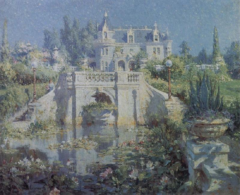Colin Campbell Cooper A California Water Garden at Redlands Sweden oil painting art